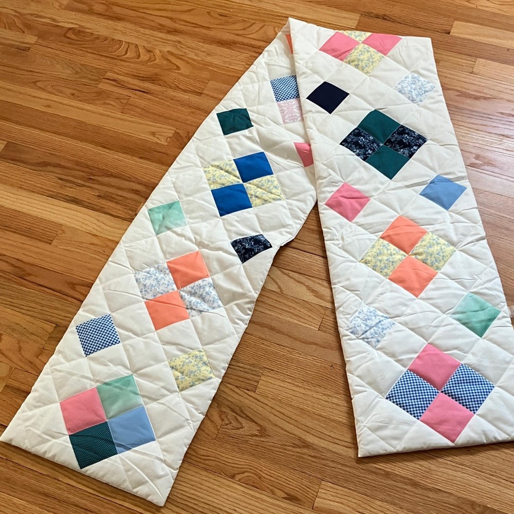 Colorful Patchwork Quilt scarf
